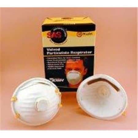 Sas Safety SAS Safety SAS8611 Valved Particulate Respirator - 10 Pack SAS8611